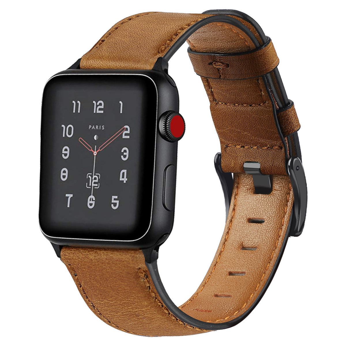 Classic Vintage Leather Watch Band for Apple Watch