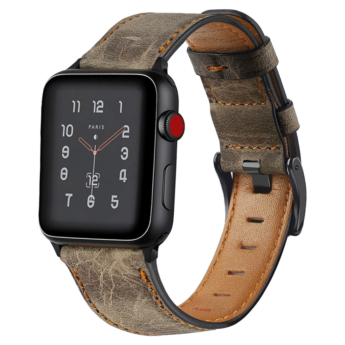 Classic Vintage Leather Watch Band for Apple Watch
