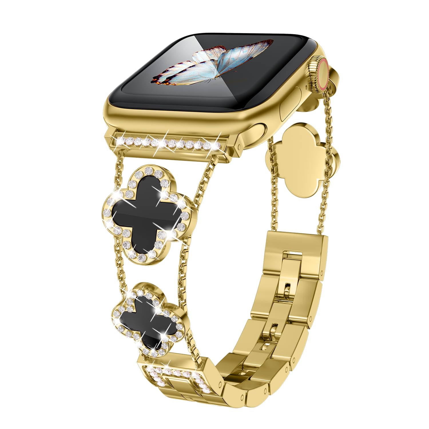CloverLuxe Diamond Band for Apple Watch.