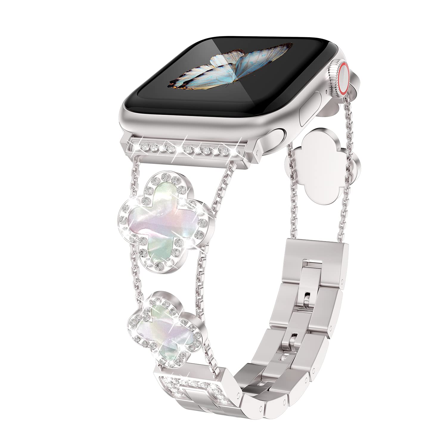 CloverLuxe Diamond Band for Apple Watch.