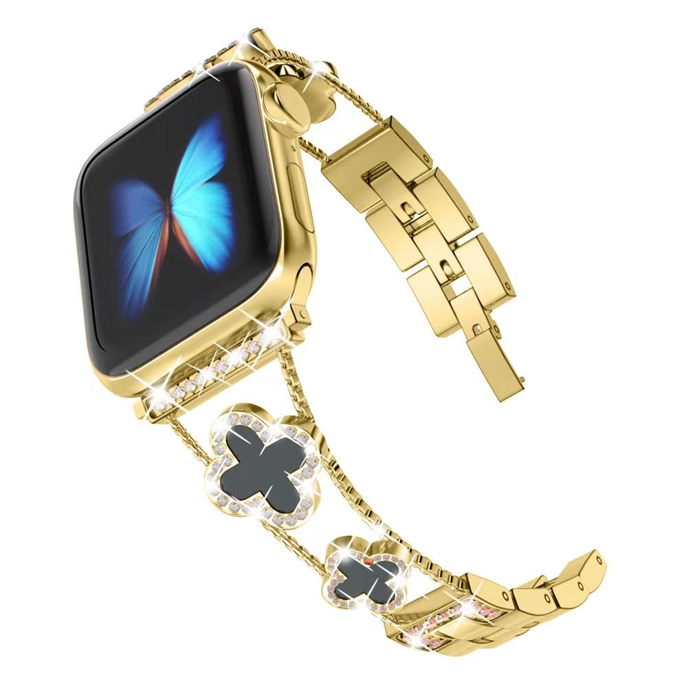 CloverLuxe Diamond Band for Apple Watch.