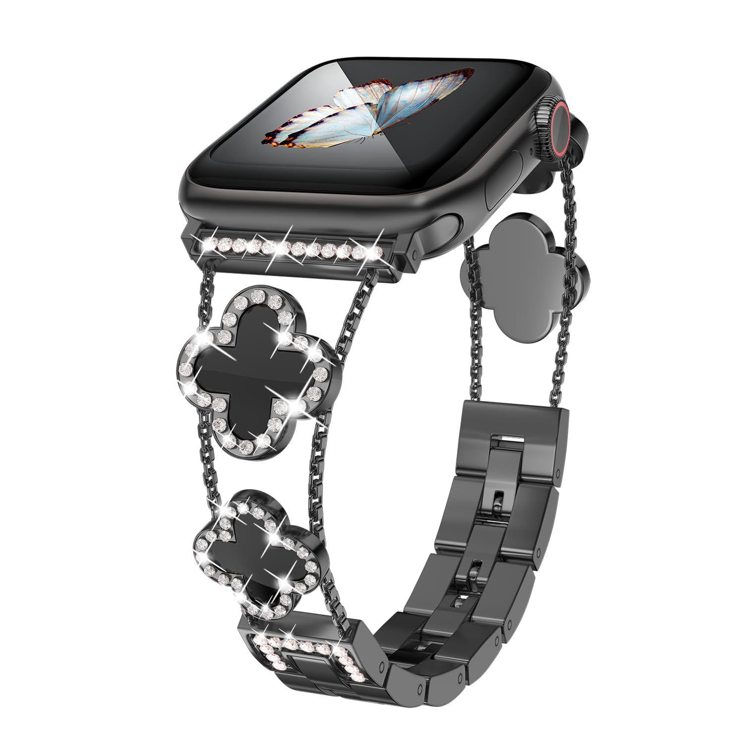 CloverLuxe Diamond Band for Apple Watch.