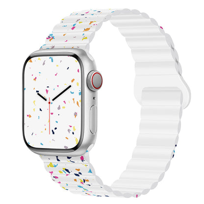 Confetti Magnetic Silicone Band for Apple Watch.