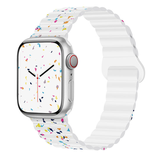 Confetti Magnetic Silicone Band for Apple Watch.