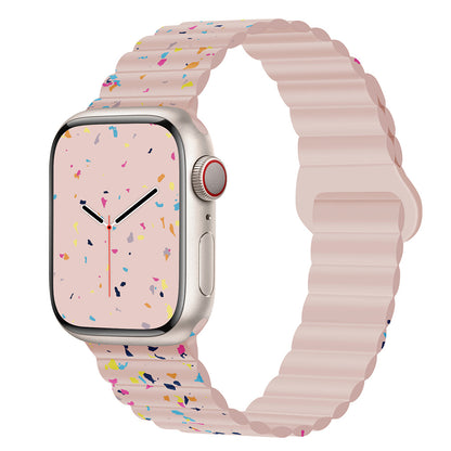Confetti Magnetic Silicone Band for Apple Watch.