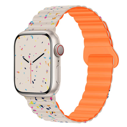 Confetti Magnetic Silicone Band for Apple Watch.