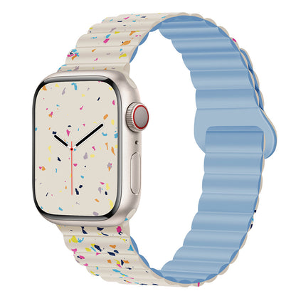 Confetti Magnetic Silicone Band for Apple Watch.