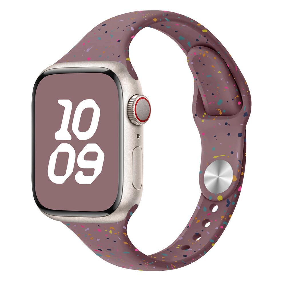 Confetti Slim Silicone Band for Apple Watch