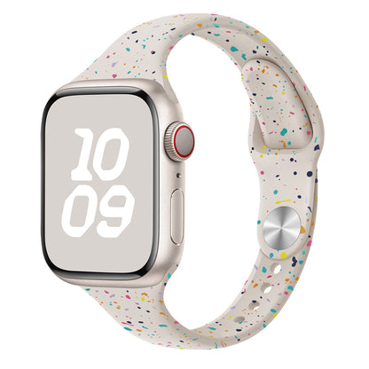 Confetti Slim Silicone Band for Apple Watch