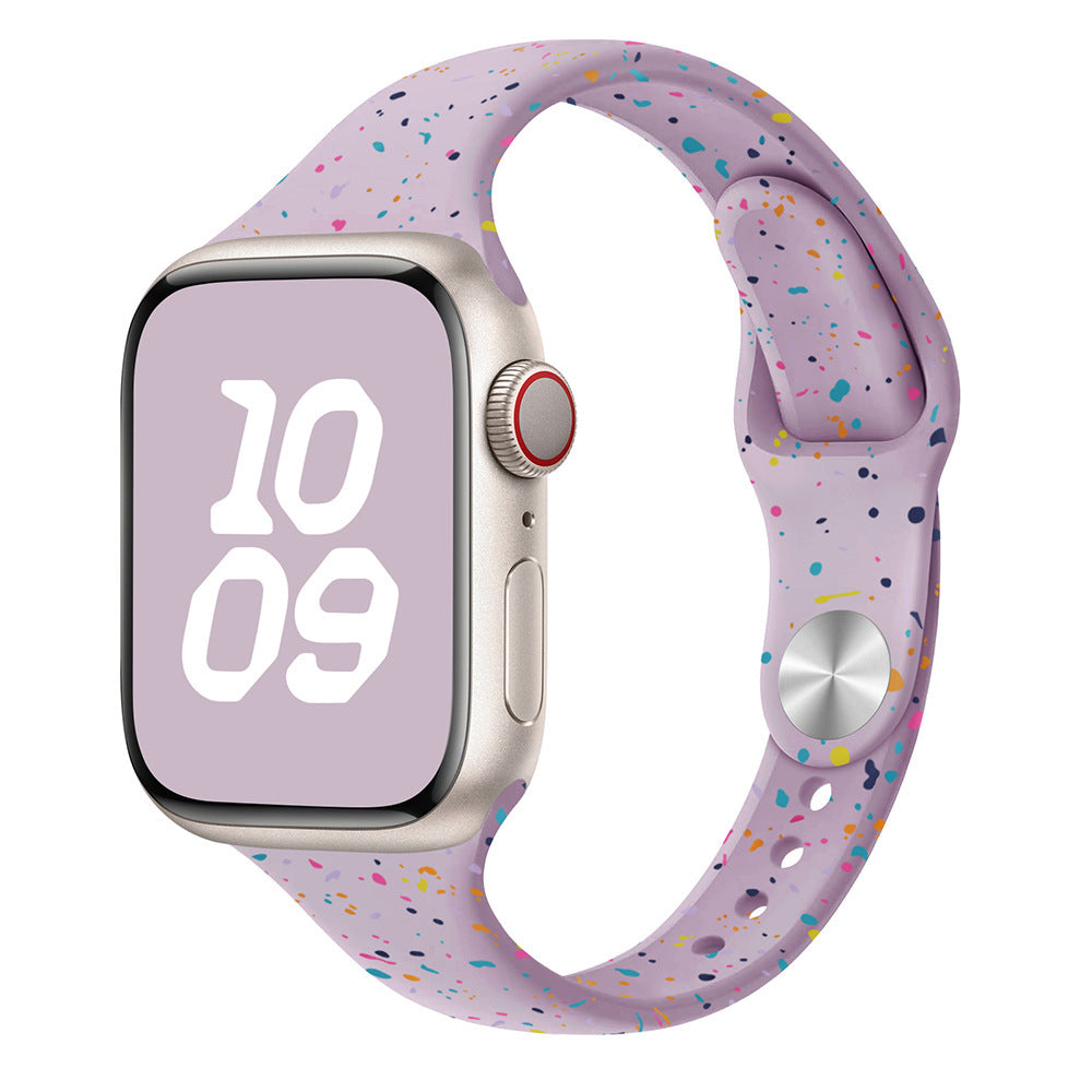 Confetti Slim Silicone Band for Apple Watch