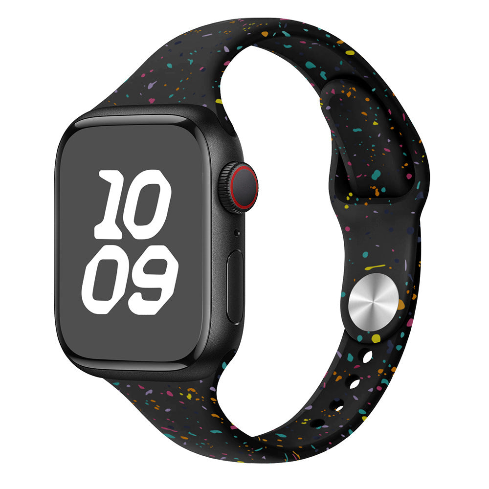 Confetti Slim Silicone Band for Apple Watch