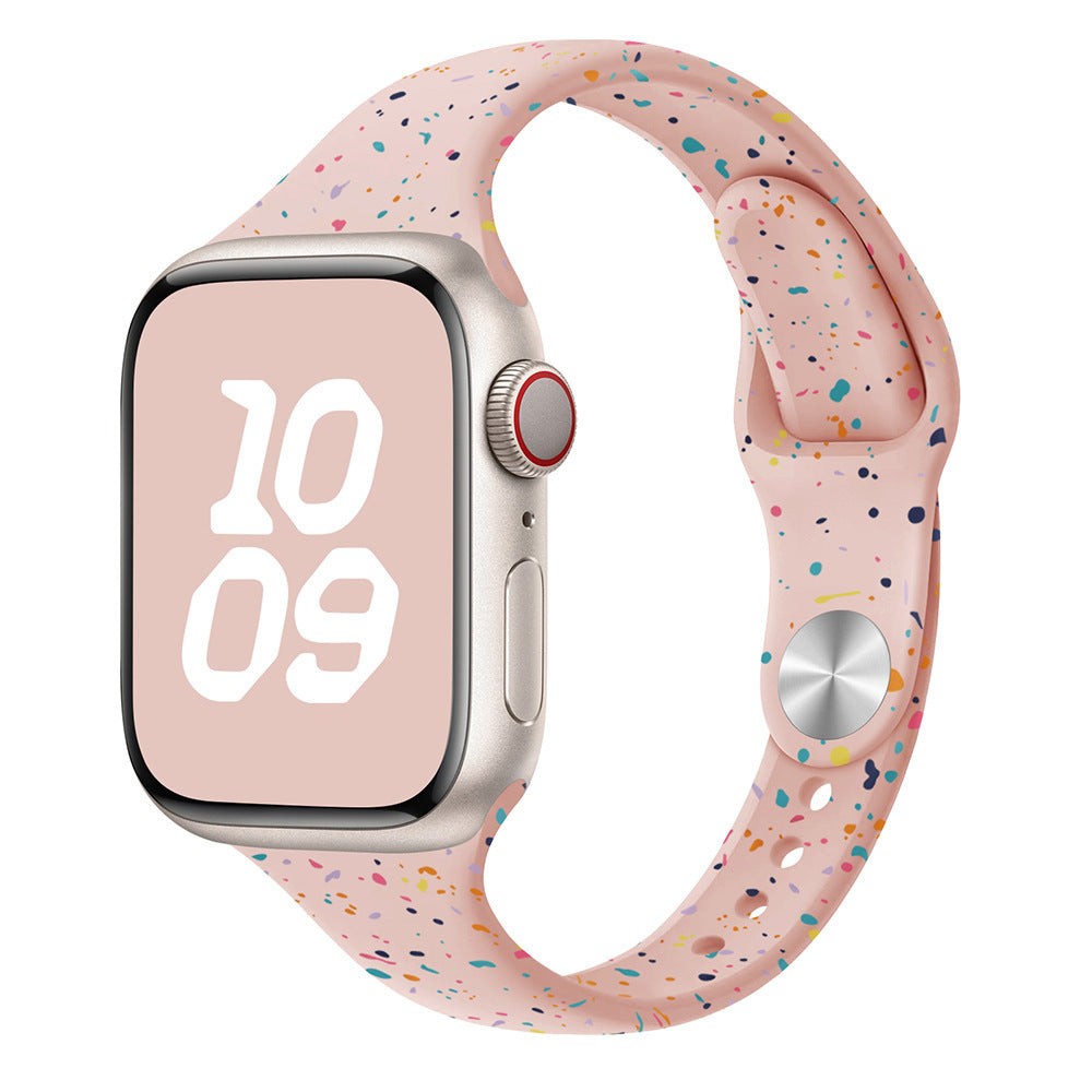 Confetti Slim Silicone Band for Apple Watch