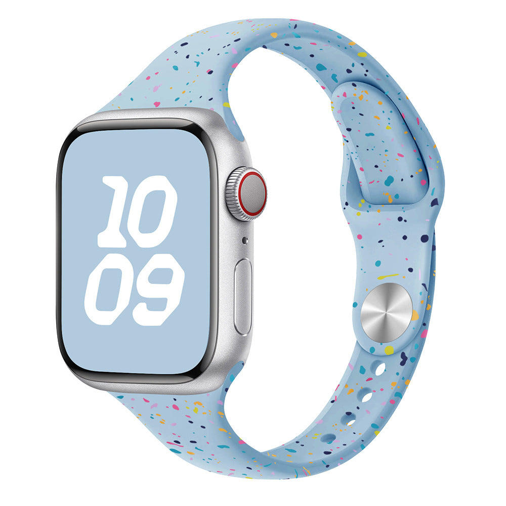 Confetti Slim Silicone Band for Apple Watch