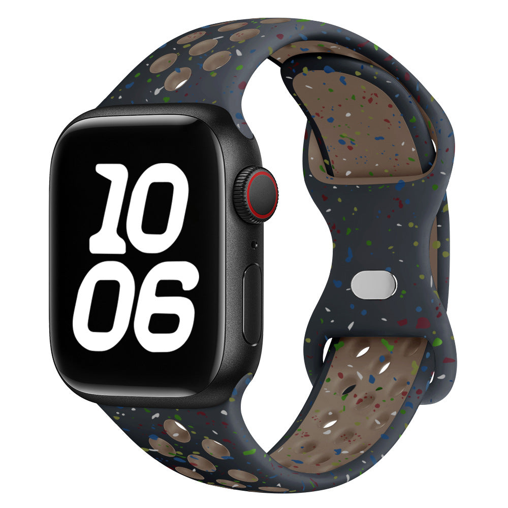 Confetti Speckled Sport Silicone Band for Apple Watch