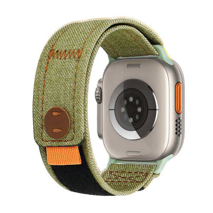 Contrast Stitch Denim Loop Band for Apple Watch