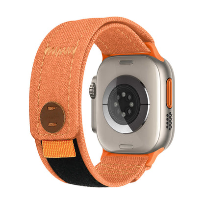 Contrast Stitch Denim Loop Band for Apple Watch