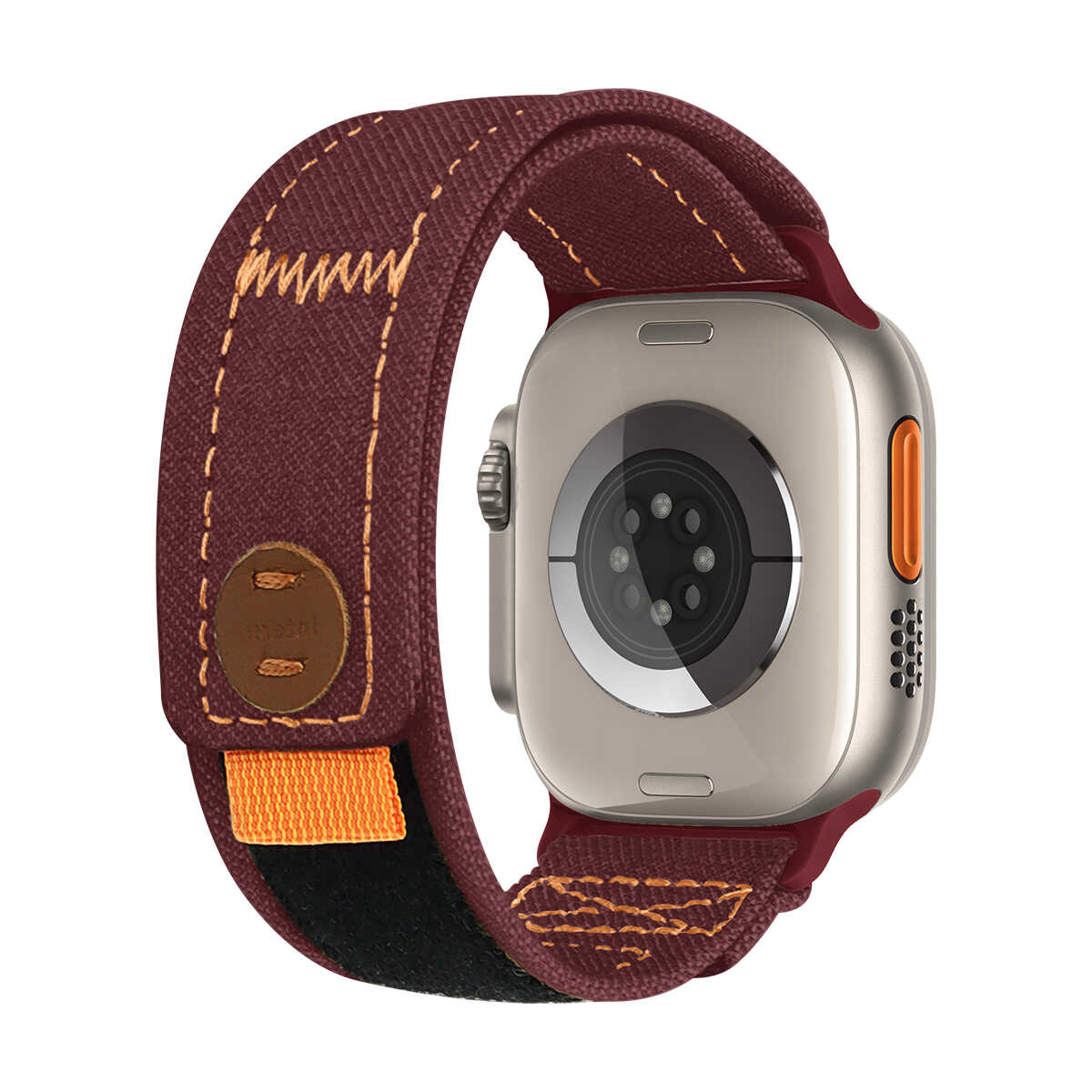Contrast Stitch Denim Loop Band for Apple Watch