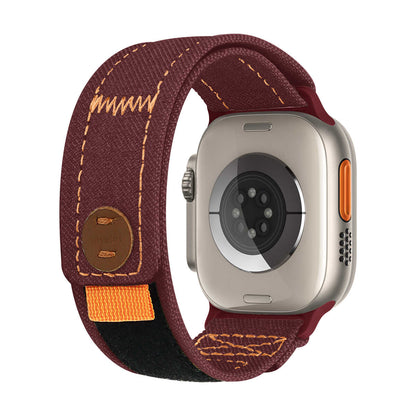 Contrast Stitch Denim Loop Band for Apple Watch