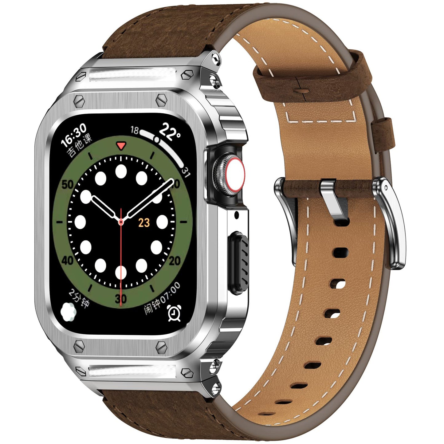 Crazy Horse Leather Integrated Case Band for Apple Watch
