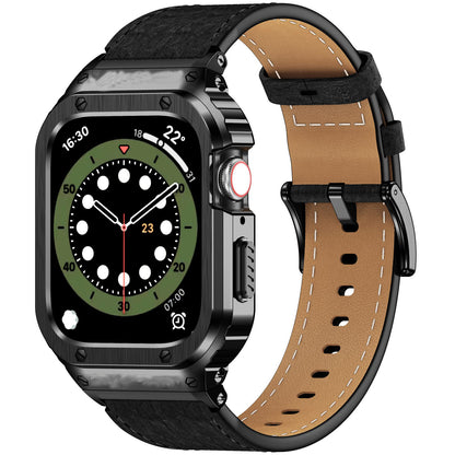 Crazy Horse Leather Integrated Case Band for Apple Watch