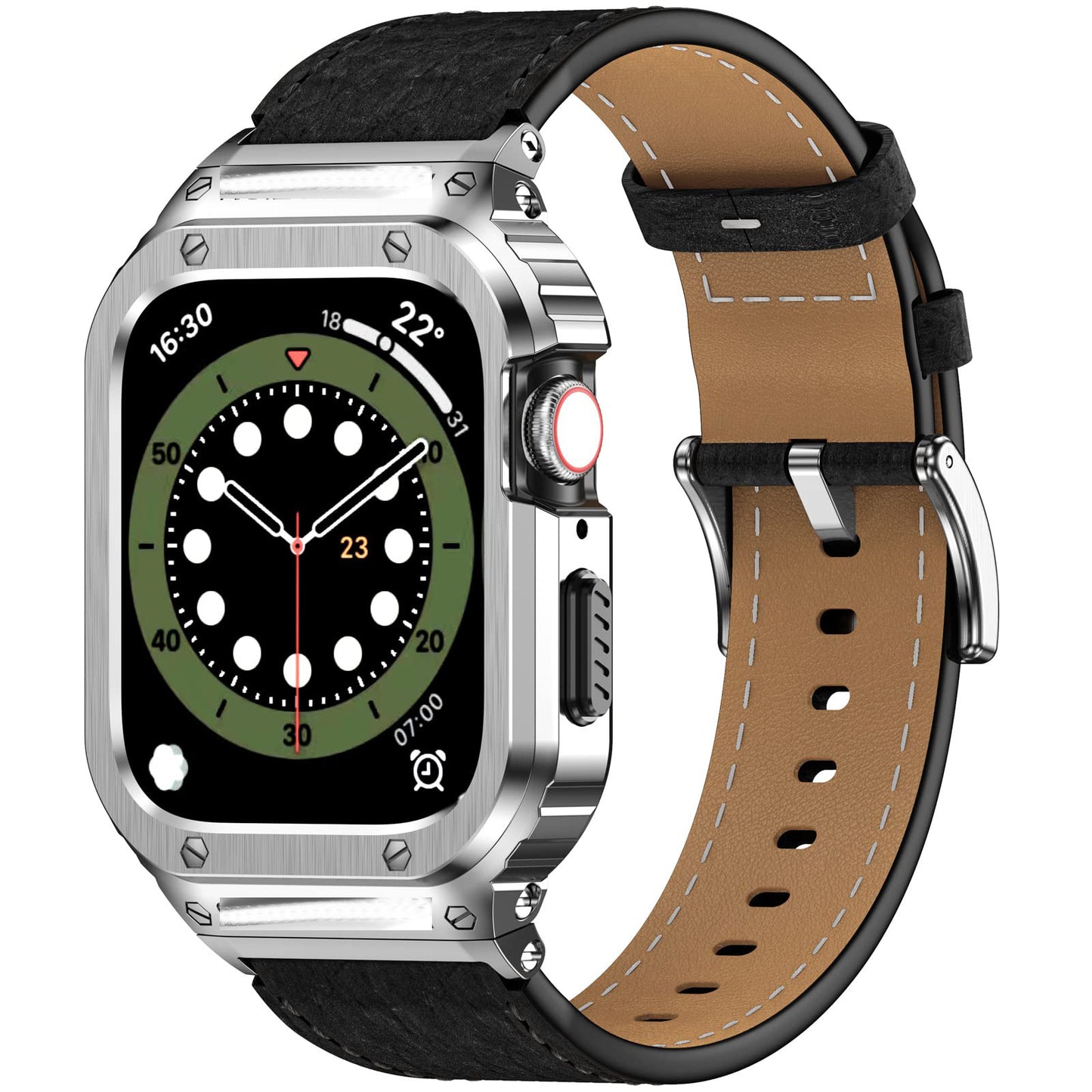 Crazy Horse Leather Integrated Case Band for Apple Watch