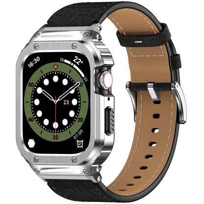 Crazy Horse Leather Integrated Case Band for Apple Watch