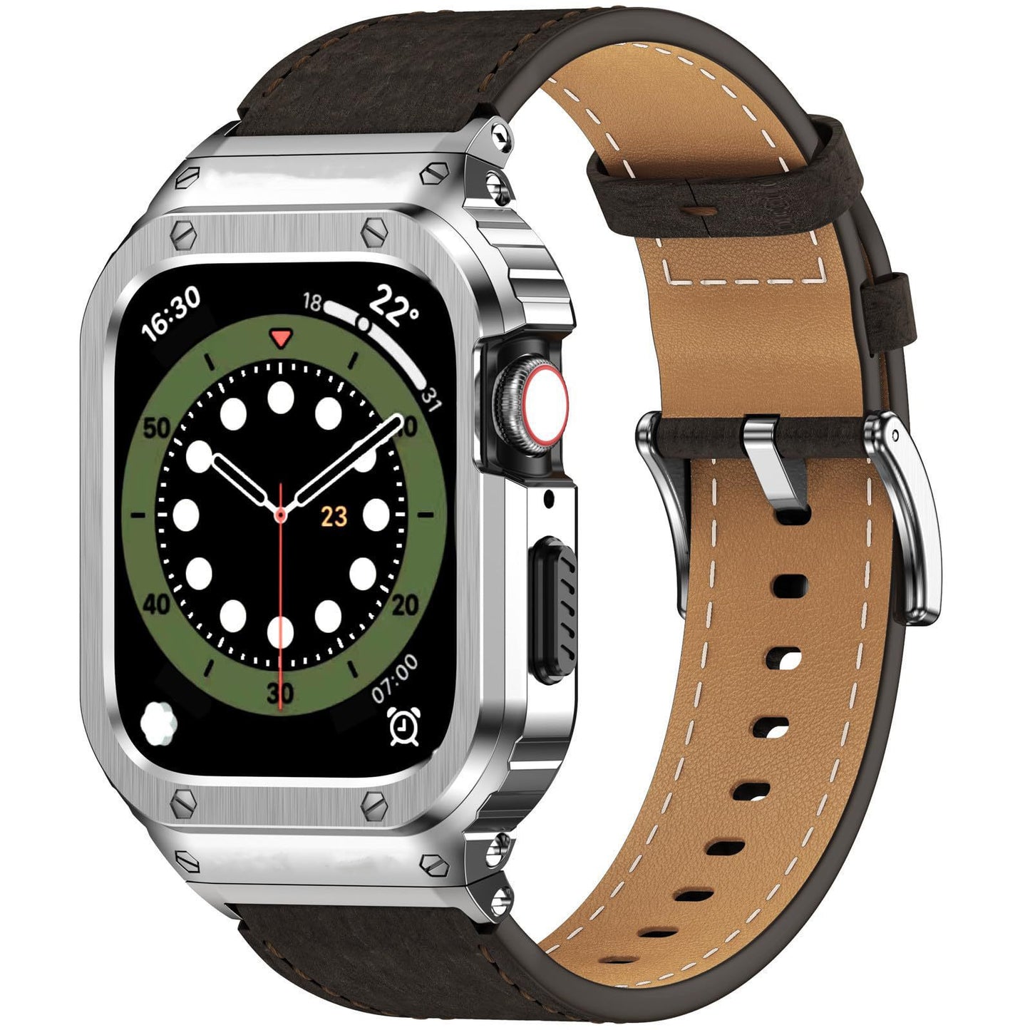 Crazy Horse Leather Integrated Case Band for Apple Watch