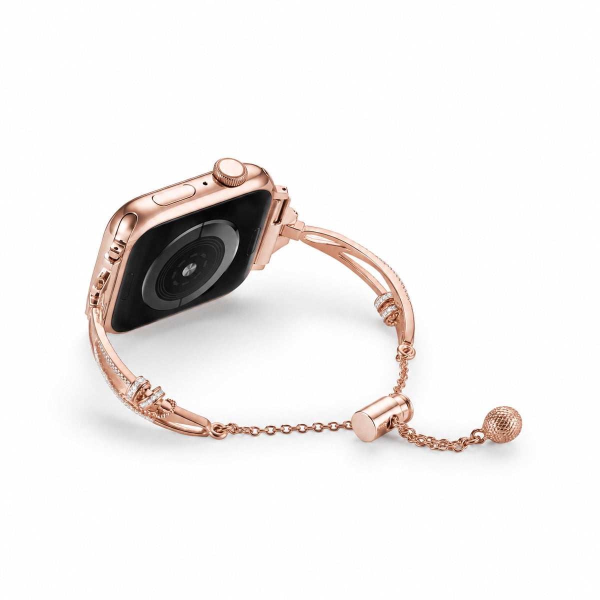 Crystal Accent Openwork Bangle Band for Apple Watch