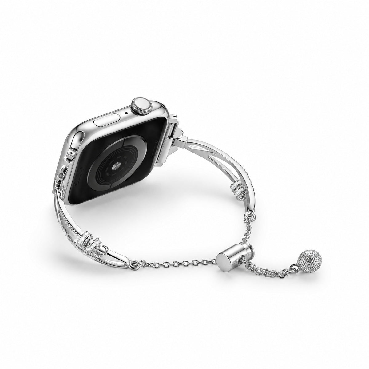 Crystal Accent Openwork Bangle Band for Apple Watch