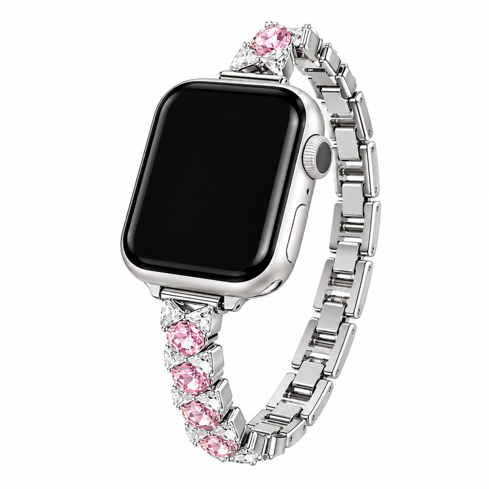 Crystal Bow Zirconia Bracelet Band for Apple Watch