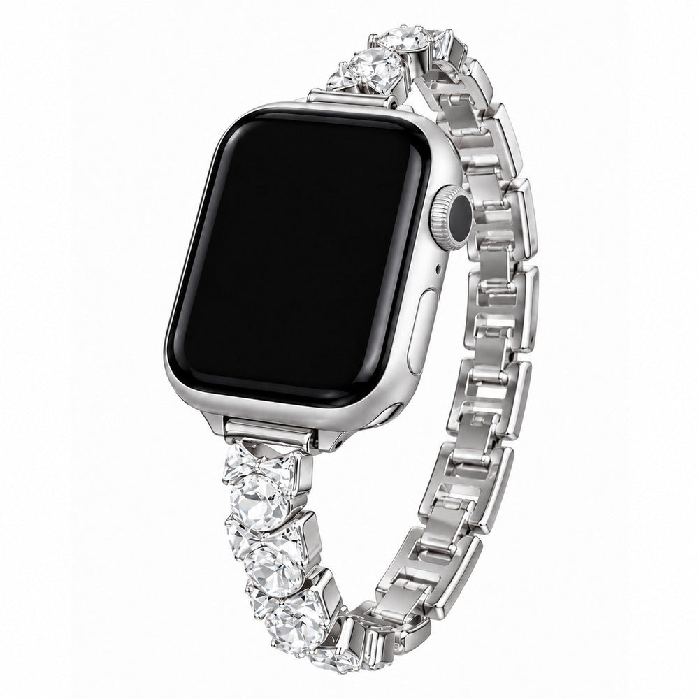 Crystal Bow Zirconia Bracelet Band for Apple Watch