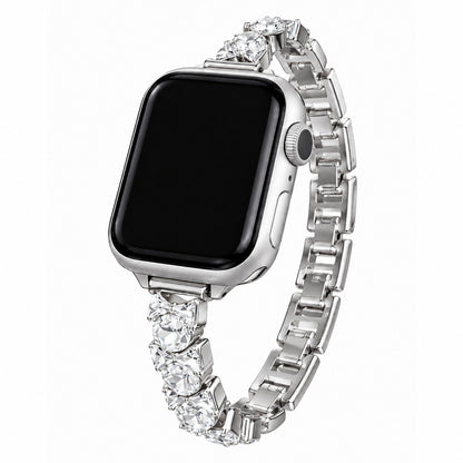 Crystal Bow Zirconia Bracelet Band for Apple Watch