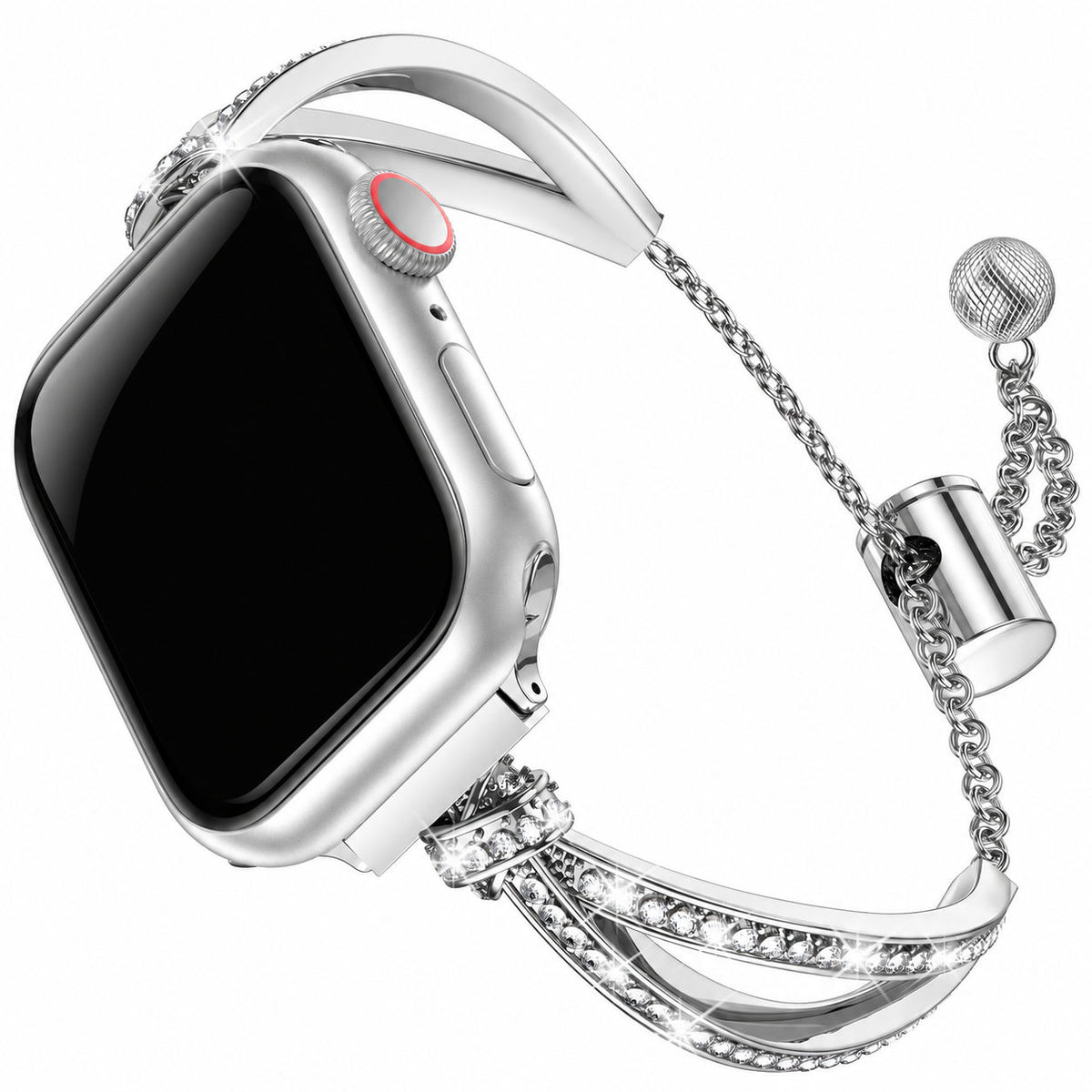 Crystal Twist Openwork Bangle Band for Apple Watch