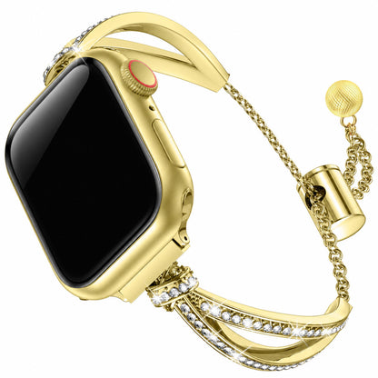 Crystal Twist Openwork Bangle Band for Apple Watch