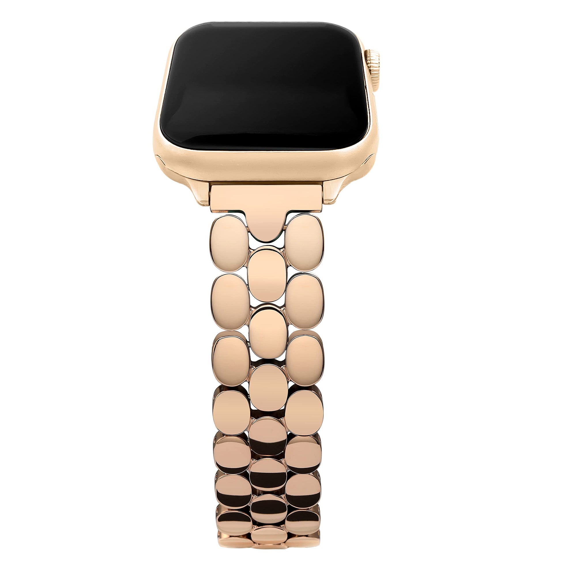 Cute Dot Triple-Bead Stainless Steel Band for Apple Watch.