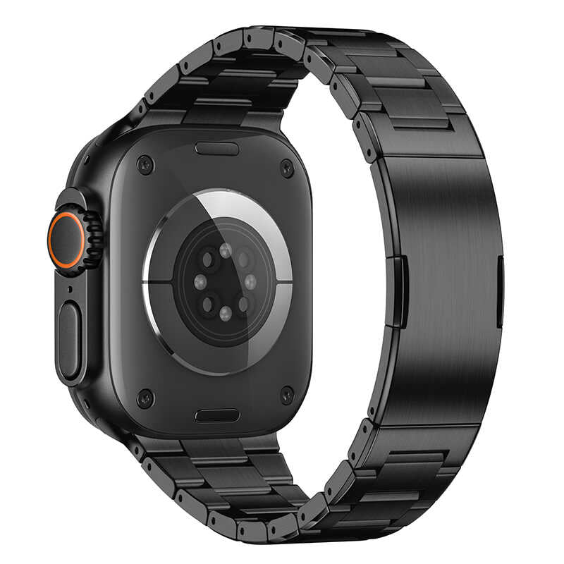 DLC Titanium Band for Apple Watch Metal Link Strap.