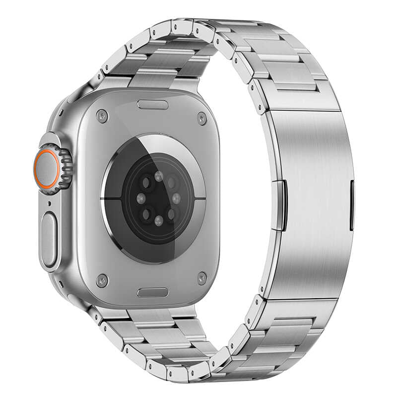 DLC Titanium Band for Apple Watch Metal Link Strap.