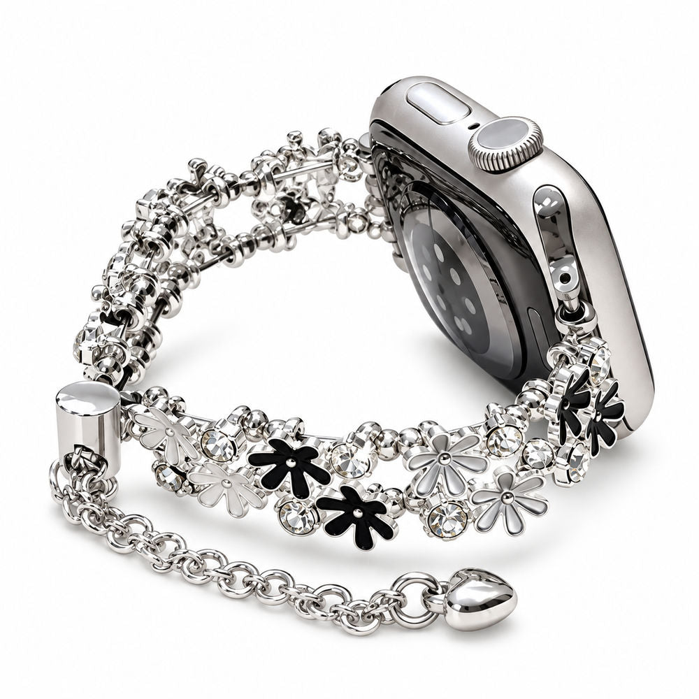 Daisy Bloom Crystal Bracelet Band for Apple Watch