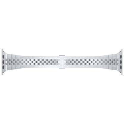 Diamond-Cut Stainless Steel Band for Apple Watch.
