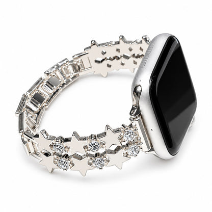 Double-Row Star Crystal Band for Apple Watch