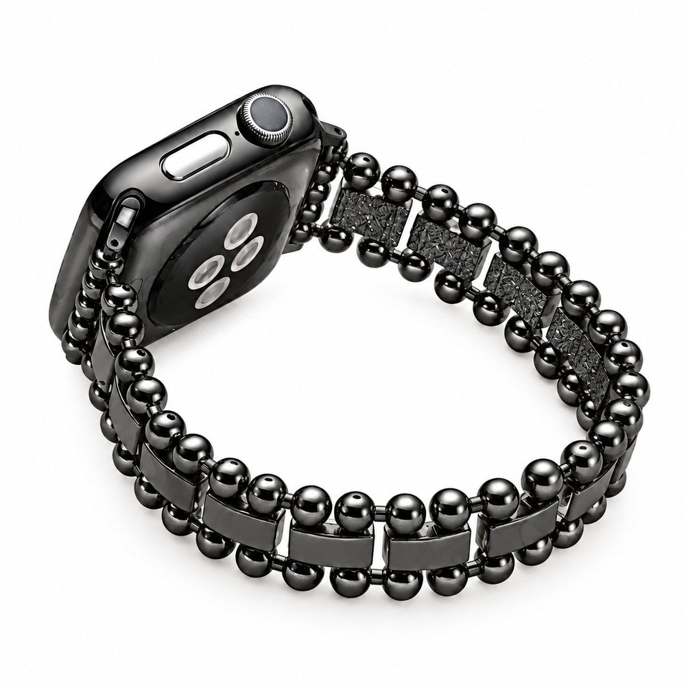 Double Bead Link Bracelet Band for Apple Watch