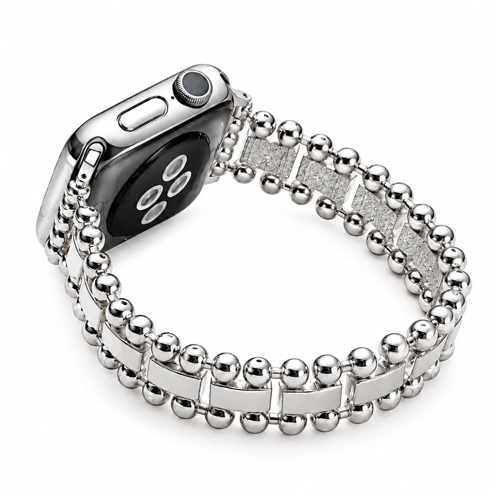 Double Bead Link Bracelet Band for Apple Watch