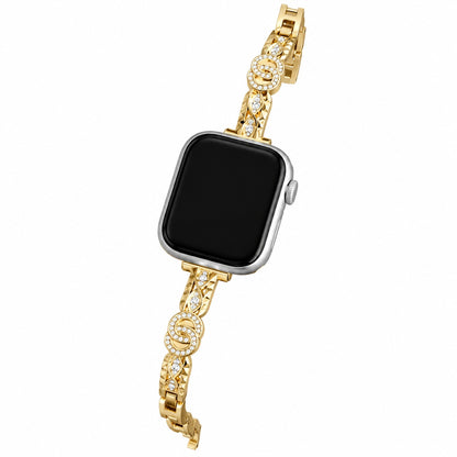 Double Ring Crystal Bracelet Band for Apple Watch