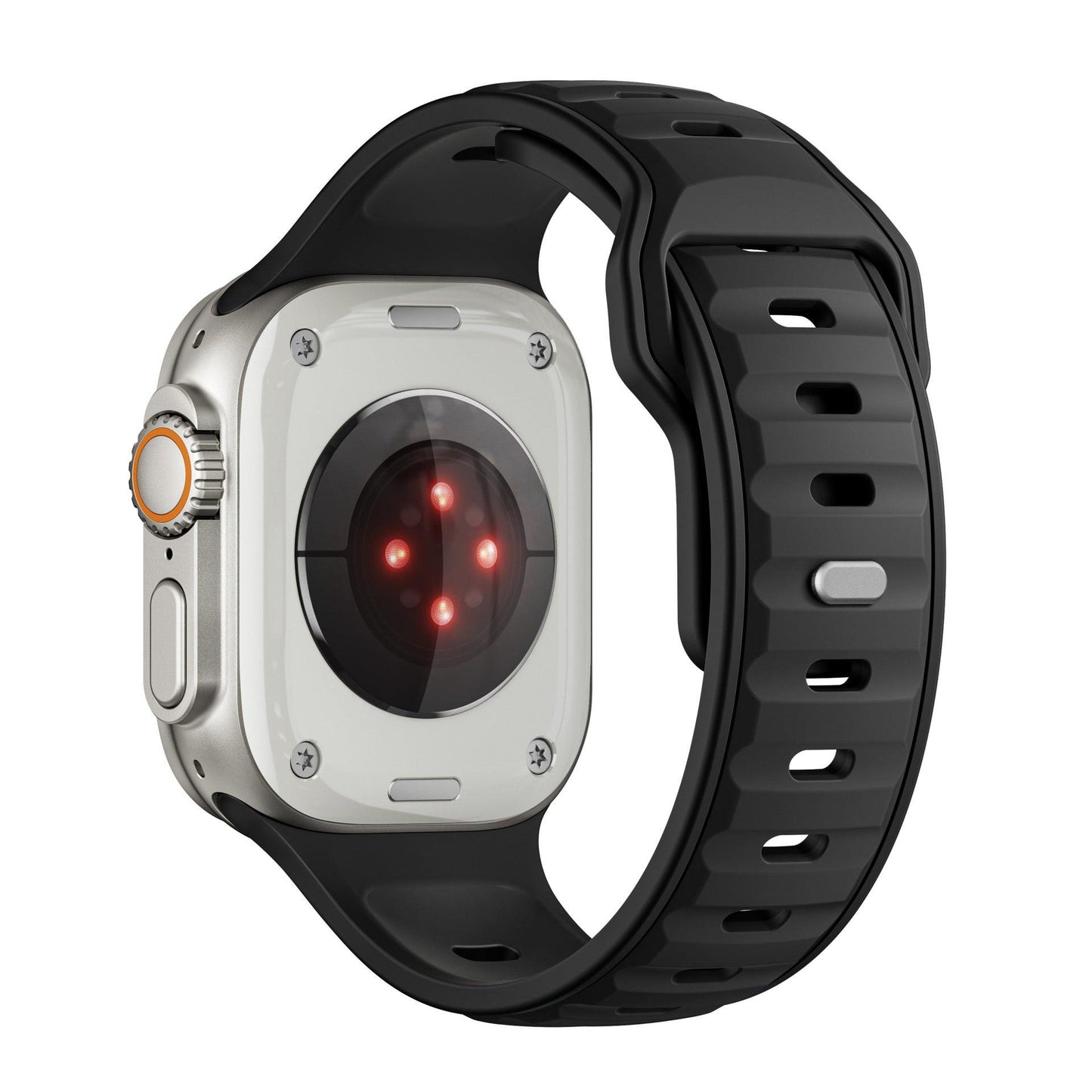 Dual-Color Silicone Band for Apple Watch – Waterproof Sport Outdoor Strap
