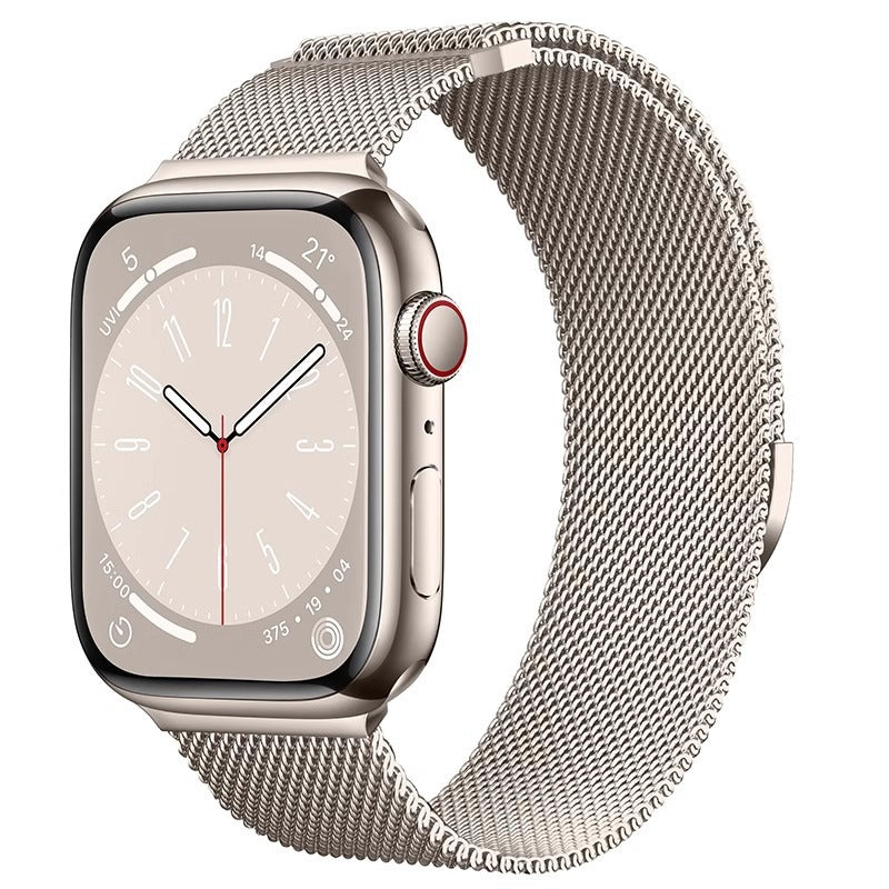 Dual-Link Milanese Magnetic Band for Apple Watch.