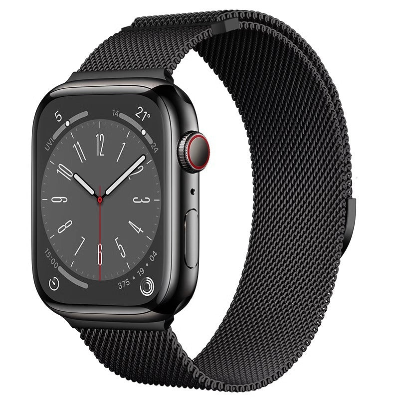Dual-Link Milanese Magnetic Band for Apple Watch.