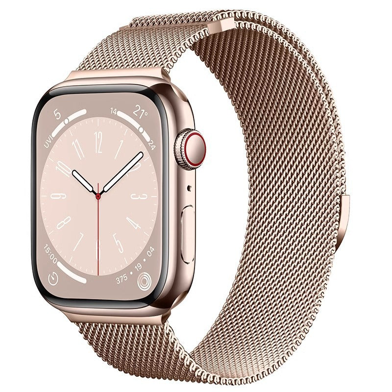 Dual-Link Milanese Magnetic Band for Apple Watch.