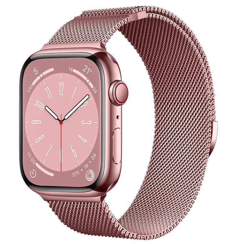 Dual-Link Milanese Magnetic Band for Apple Watch.