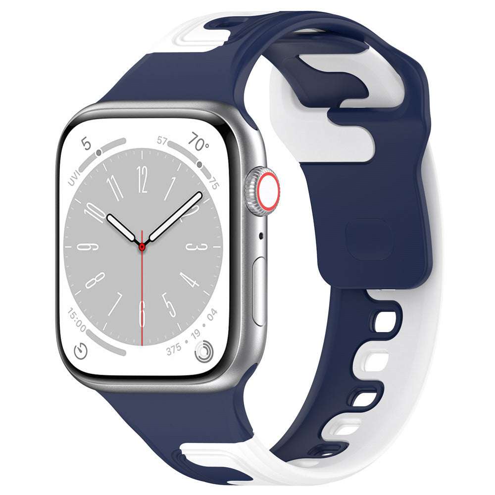 DuoFlow Two-Tone Silicone Band for Apple Watch