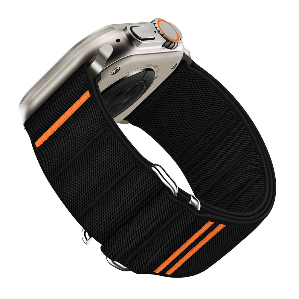 Elastic Nylon Band for Apple Watch Breathable Sport Loop Strap.